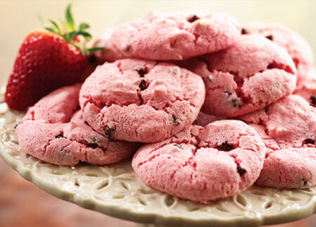 Biscuits des anges aux fraises