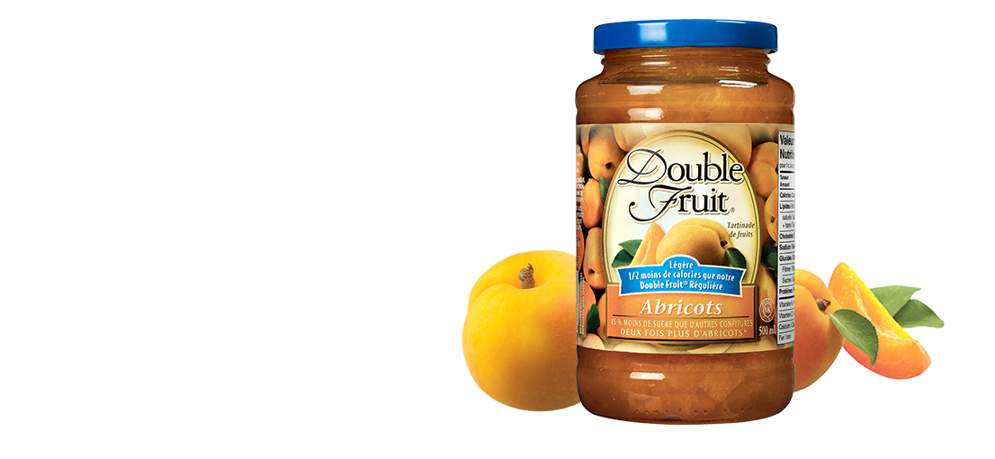 Double Fruit® tartinade d'abricots Légère